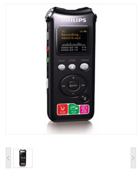 飞利浦（PHILIPS） VTR8000 录音笔