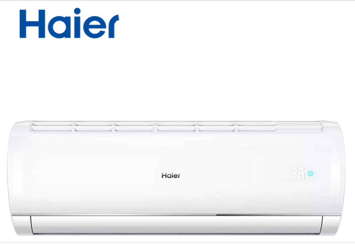 壁挂式空调 海尔/Haier KFR-35GW/20MCB81U1 1.5P 壁挂式 变频 1级 正1.5P 50㎡及以下 白色