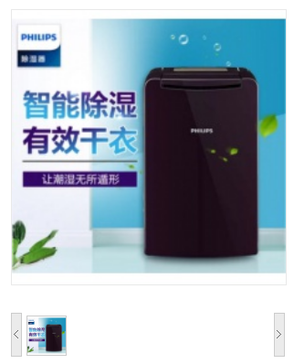 飞利浦/PHILIPS DE4201除湿机 空气除湿器 自动除霜 抽湿