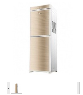 美的/Midea 饮水机立式冷热家用温热冰温冰热节能双门制冷冰温热 钢化玻璃面板 【温热型】MYR920S-W