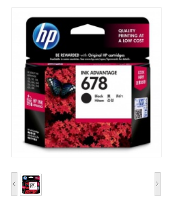 惠普（HP）CZ107AA 678黑色墨盒（适用HP Deskjet1018/2515/1518/4648/3515/2548/2648/3548/4518）