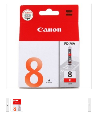 佳能（Canon）CLI-8R 纯红色墨盒（适用Pro9000MarkII、Pro9000）