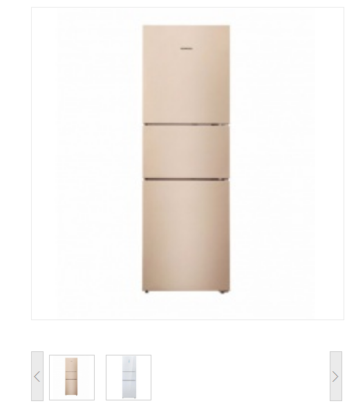 西门子电冰箱(SIEMENS) KG28UA230C 274升 风冷无霜 零度生物保鲜三门冰箱金色