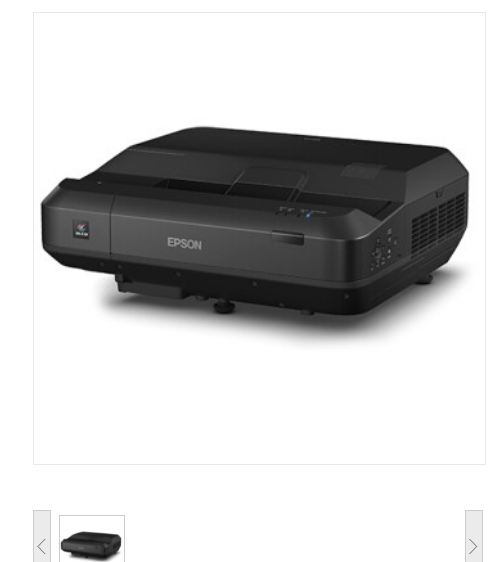 爱普生/EPSON CH-LS100 投影仪 家用超高清 家庭影院 激光超短焦投影机 激光电视