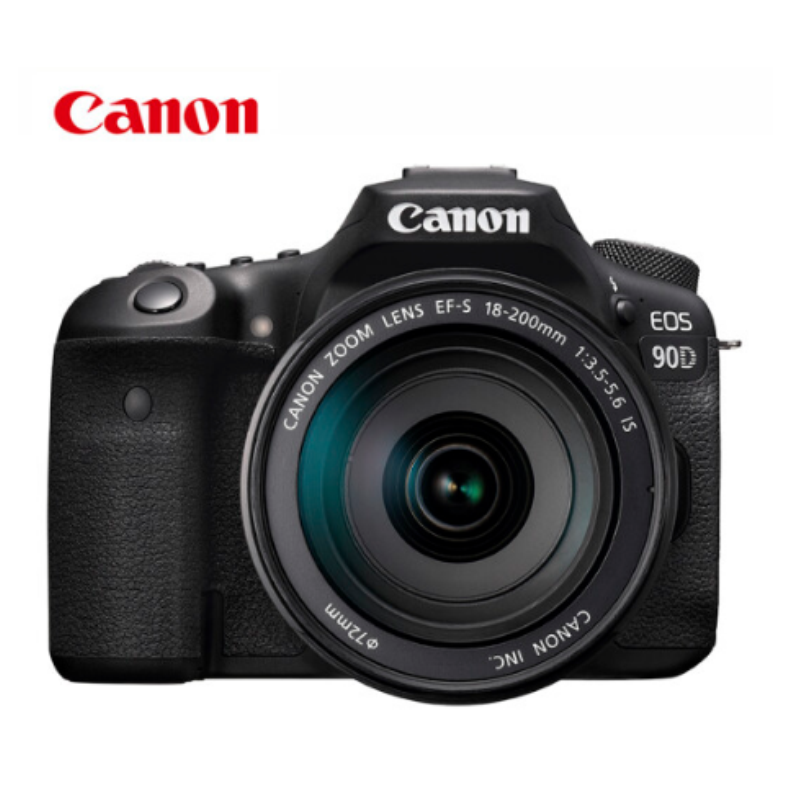 佳能(Canon) EOS 90D 18-200mm镜头单反相机 单反套机照相机
