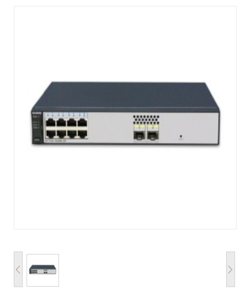 华为（HUAWEI） S1720-10GW-2P-E 8口千兆企业级以太网络交换设备