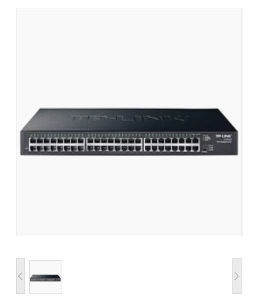 TP-LINK TL-SG2048 48口全千兆 机架式VLAN隔离端口汇聚镜像监控Web网管交换设备