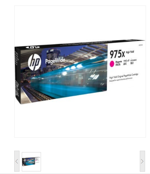 惠普/HP L0S03AA 墨盒 975X红色 适用页宽打印机577dw/577z/477dwMFP 552dw 452dw