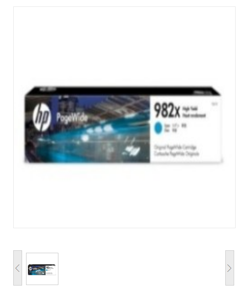 惠普（HP）T0B27A 982X 大容量青色页宽墨盒耗材（适用765dn；780dn；785zs）