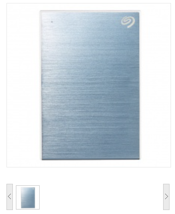 希捷(Seagate) 铭系列 移动硬盘 4TB USB3.0接口 2.5英寸金属面板 兼容Mac 蓝色