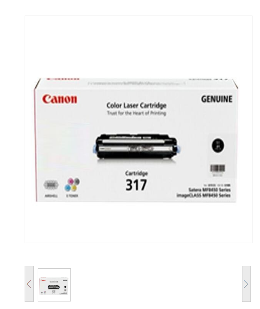 佳能/Canon CRG-317BK 硒鼓 黑色