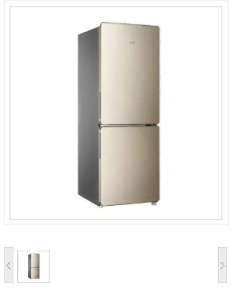 电冰箱 海尔/Haier BCD-170WDPT 101-200L 2级 双门 电子控温 风冷 金色