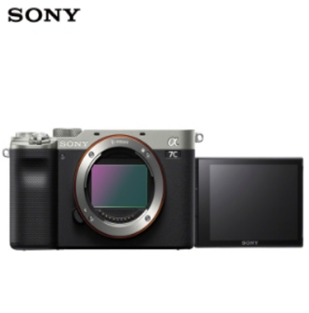 照相机 索尼/SONY Alpha 7C 3.0英寸以上 2000-2999万 数码相机 全画幅 SD卡 单镜头套机 黑色