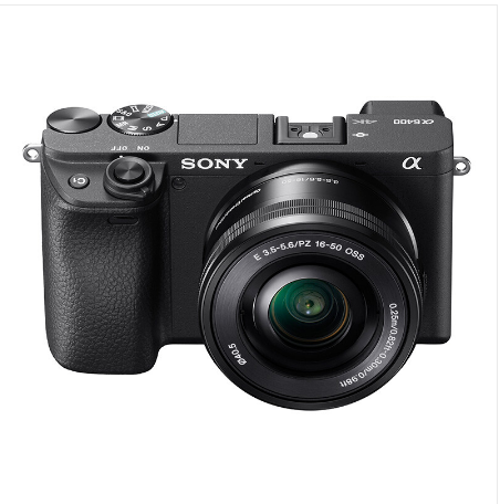 照相机 索尼/SONY ILCE A6400L 2.5-3.0英寸 2000-2999万 单反相机 APS-C SD卡 单镜头套机 黑色
