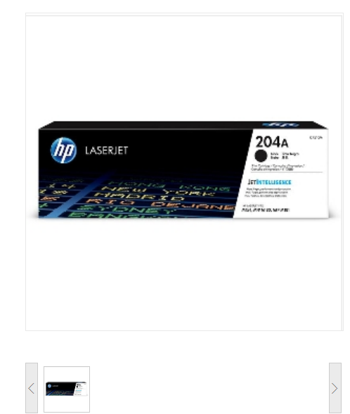 硒鼓 惠普/HP CF510A 204A 1500页 普通装 原装耗材 黑色