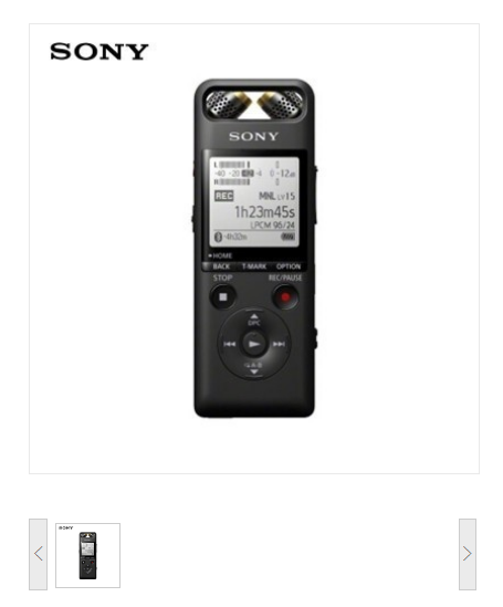 录音笔 索尼/SONY PCM-A10 16GB 黑色