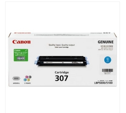 硒鼓 佳能/CANON CRG-307 C 2000页 普通装 原装耗材 青色