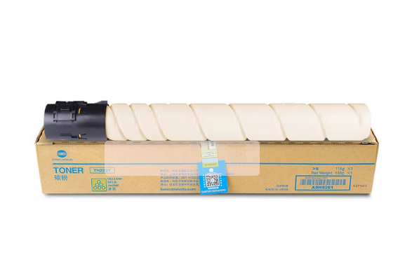 柯尼卡美能达TN223 黑蓝红黄色碳粉K/C/M/Y原装墨粉盒C226/C266打印机粉 TN223Y，黄色大容量，约380克20000页